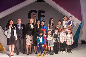 kids fashion design contest group photo